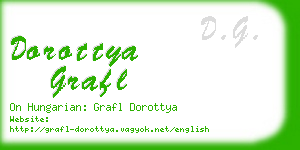 dorottya grafl business card
